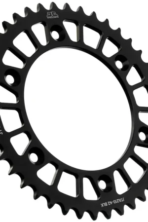 Gratis Verzending JT SPROCKETS - REAR RACELITE ALU 42T BLACK, 520 - Sprockets - Lichtgewicht en Duurzaam